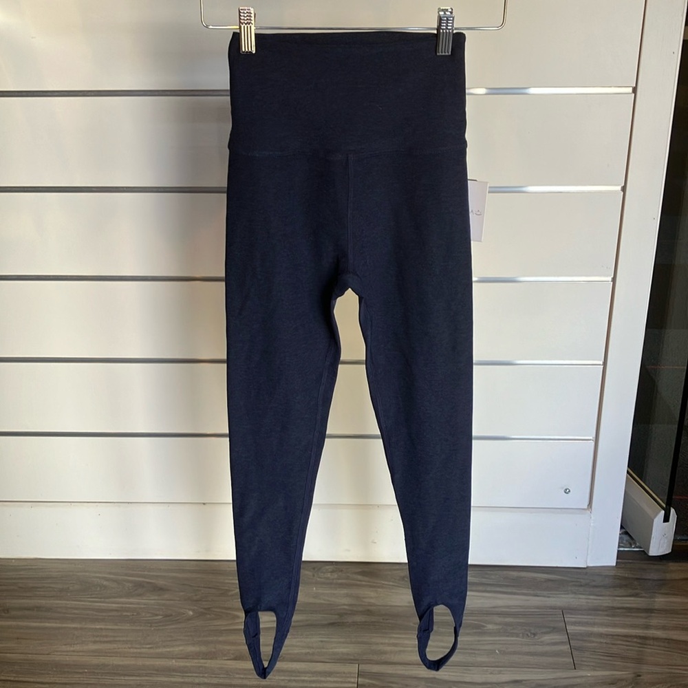 NWT Beyond Yoga Leggings in Heather Navy
